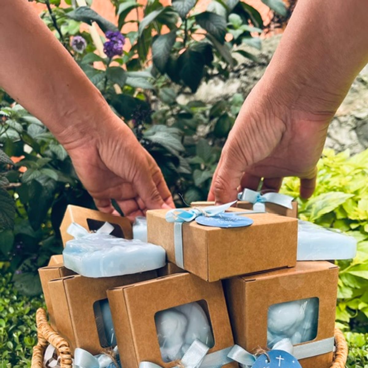 Jabón personalizado para evento