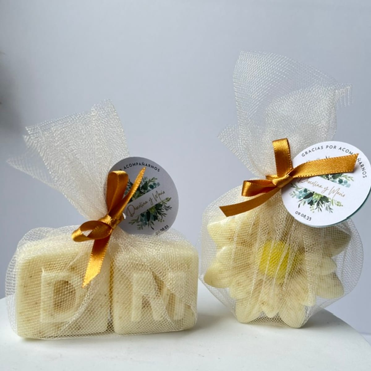 Jabón personalizado para evento