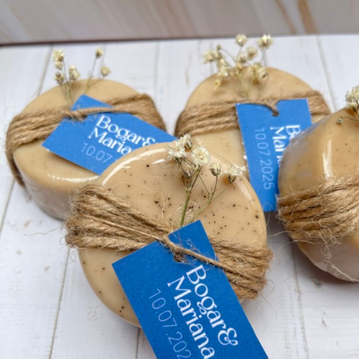 Jabón personalizado para evento