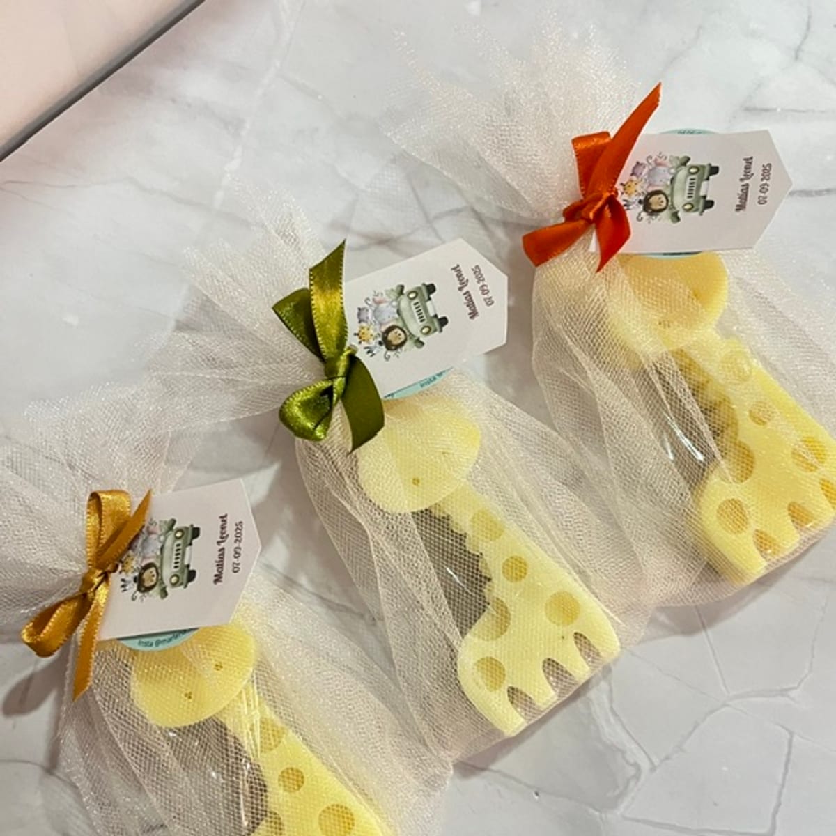 Jabón personalizado para evento